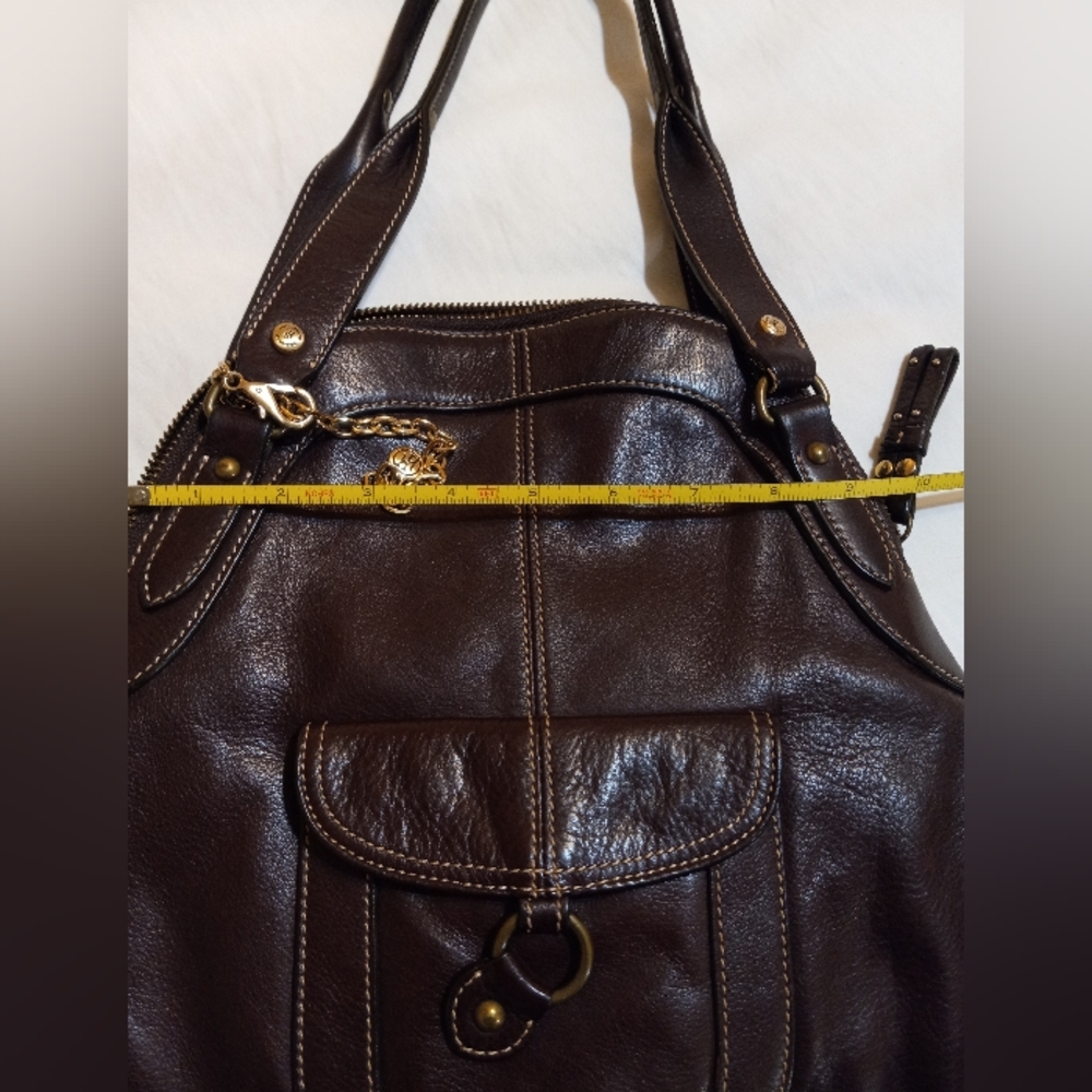 Hard to Find Hayden Harnett Ana Hobo Handbag in Chocolate Brown Leather - Picture 3 of 16
